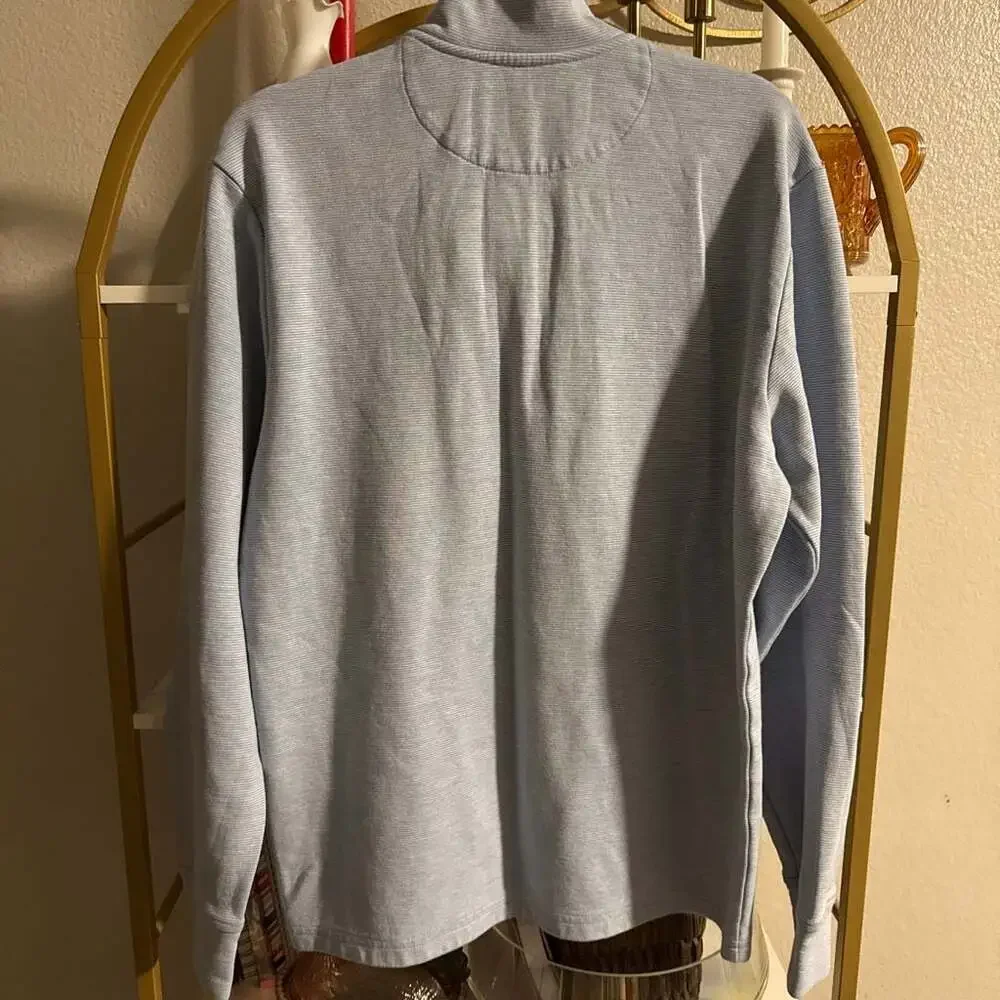 Vineyard Vines Men's Saltwater Striped Quarter-Zip Pullover